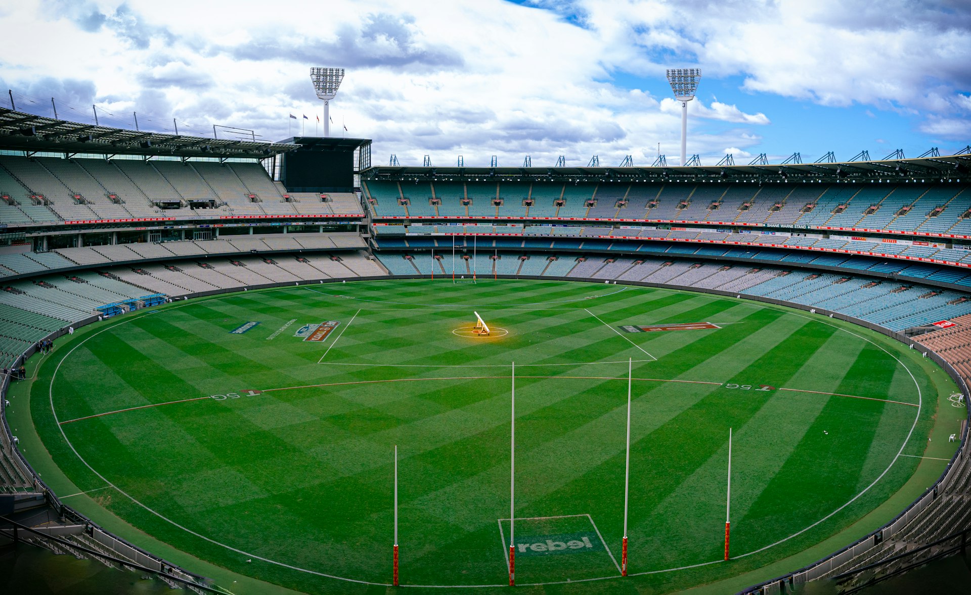 International cricket stadium turf